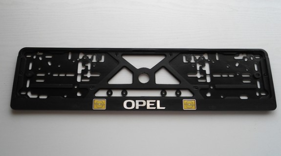 3D plate number holder -  Opel