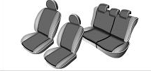 Seat cover set Toyota Auris (2006-2012)