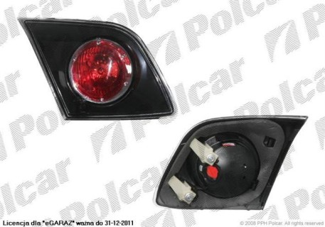 Rear tail light Mazda 3 (2003-2009), middle part, left side