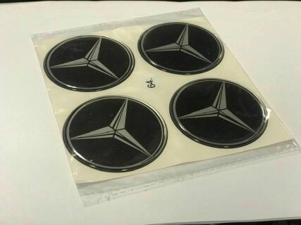 ALLOY WHEEL TRIM CENTRE CAP DECAL LOGO Mercedes-Benz, 64mm