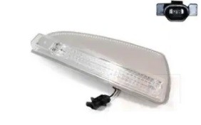 Side mark reflector in mirror for Mercedes C-class W204 (2007-2011), right side