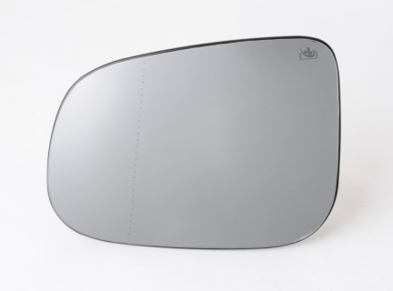 Mirror glass Audi A1 (2010-), left side 
