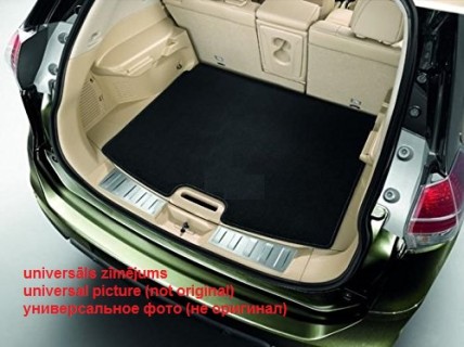 Textile trunk mat Mercedes ML-class W166 (2011-2019), black