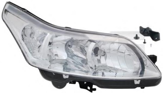 Headlamp Citroen C4 (2004-2008), passanger side