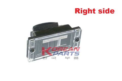 Right side number plate light for Kia Sportage (2004-2010)