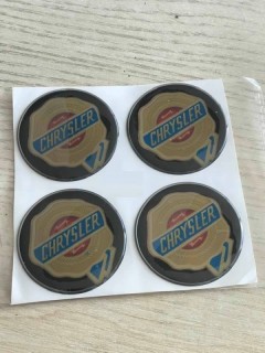 Disc stickers - Chrysler 70mm