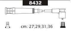Ignition cables BMW 3 E36 1.6-1.8 (M 43) (1993-)
