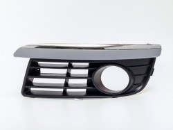 Front bumper molding with grill VW Jetta (2005-2010), left side 