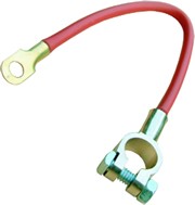Battery clamp with hose (positive)