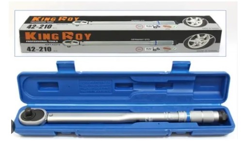 Torque wrench 1/2", 42-210Nm
