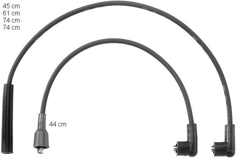 Ignition cables Mazda 323 / 626 / MX-3 1.3-2.0 / KIA 1.1-1.6