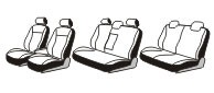 Seat covers Opel Zafira B (1999-2005)