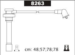 Ignition cables  Mitsubishi Carisma 1.6-1.8 (1995-2000) / Galant 1.8-2.0 (1993-2000)/ Lancer 1.6 (1992-2000)