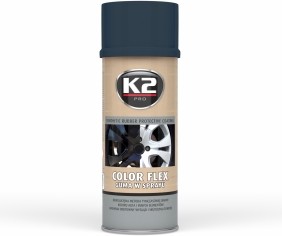 Carbon color rubber-type paint - K2 FLEX COLOR, 400ml. 