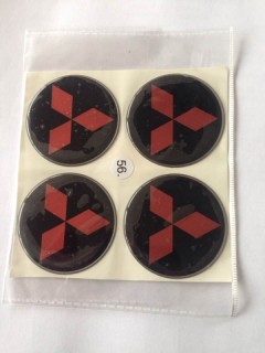 Disc stickers - Mitsubishi, 56mm