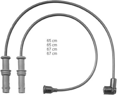 Ignition cables  Subaru Forester 2.0 (-2002) / Impreza, Legacy 1.8-2.0 (-2000)