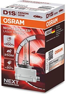 Xenon bulb - OSRAM Laser Xenarc Night Braker  D1S/D1R, 35W, 85V