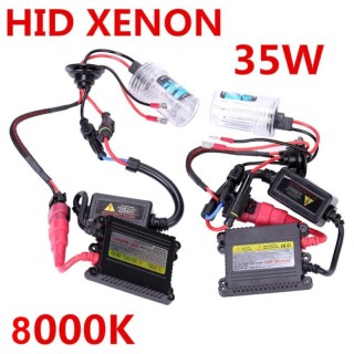 HID xenon H11, 2 bulbs, 2 monoblocks M1, 8000K, E13 